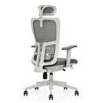 Comfortable Rolling Office Chair – Swivel Wheels, Ergonomic Fabric Mesh Lift Chair