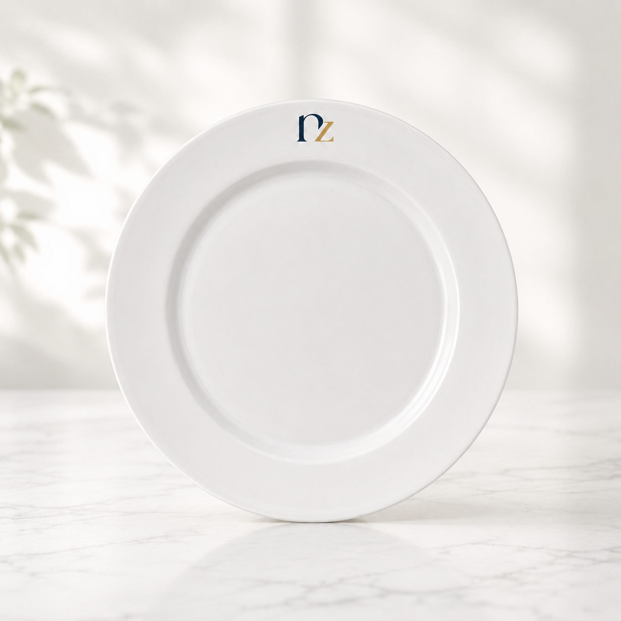 Ceramic Dinner Plate Set 10 Inch Modern Tableware White | Wholeds - Image 4