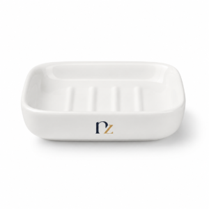 Ceramic Soap Dish Tray Bathroom Countertop Holder White | Wholeds