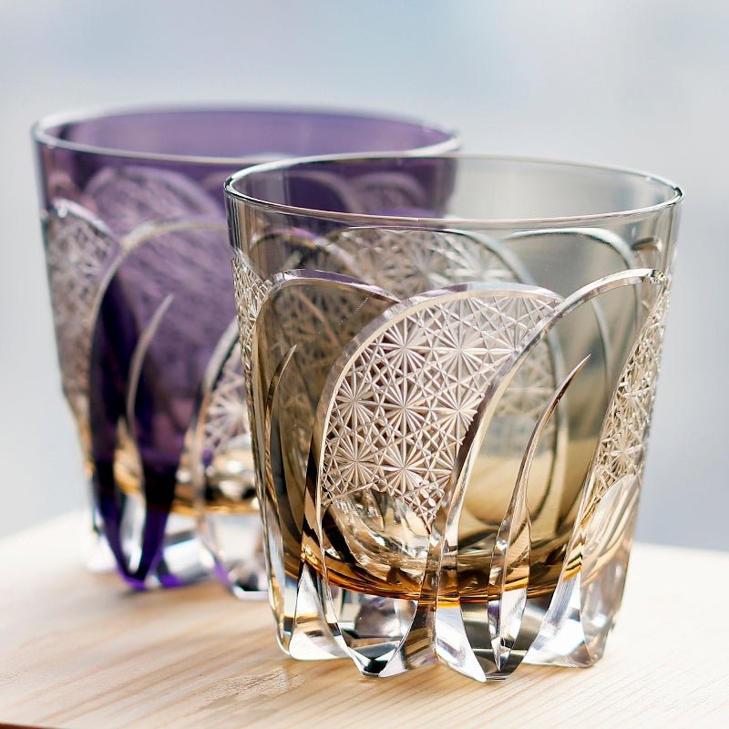 Edo Kiriko Handcrafted Moonbow Whiskey Glass - Image 2